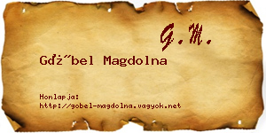 Göbel Magdolna névjegykártya